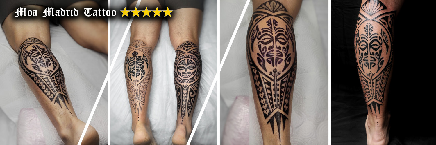 Novedades Moa Madrid Tattoo - Tatuajes maoríes en gemelos