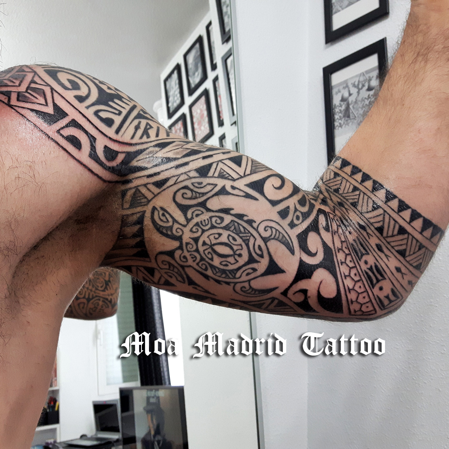 Tatuador maori en Madrid