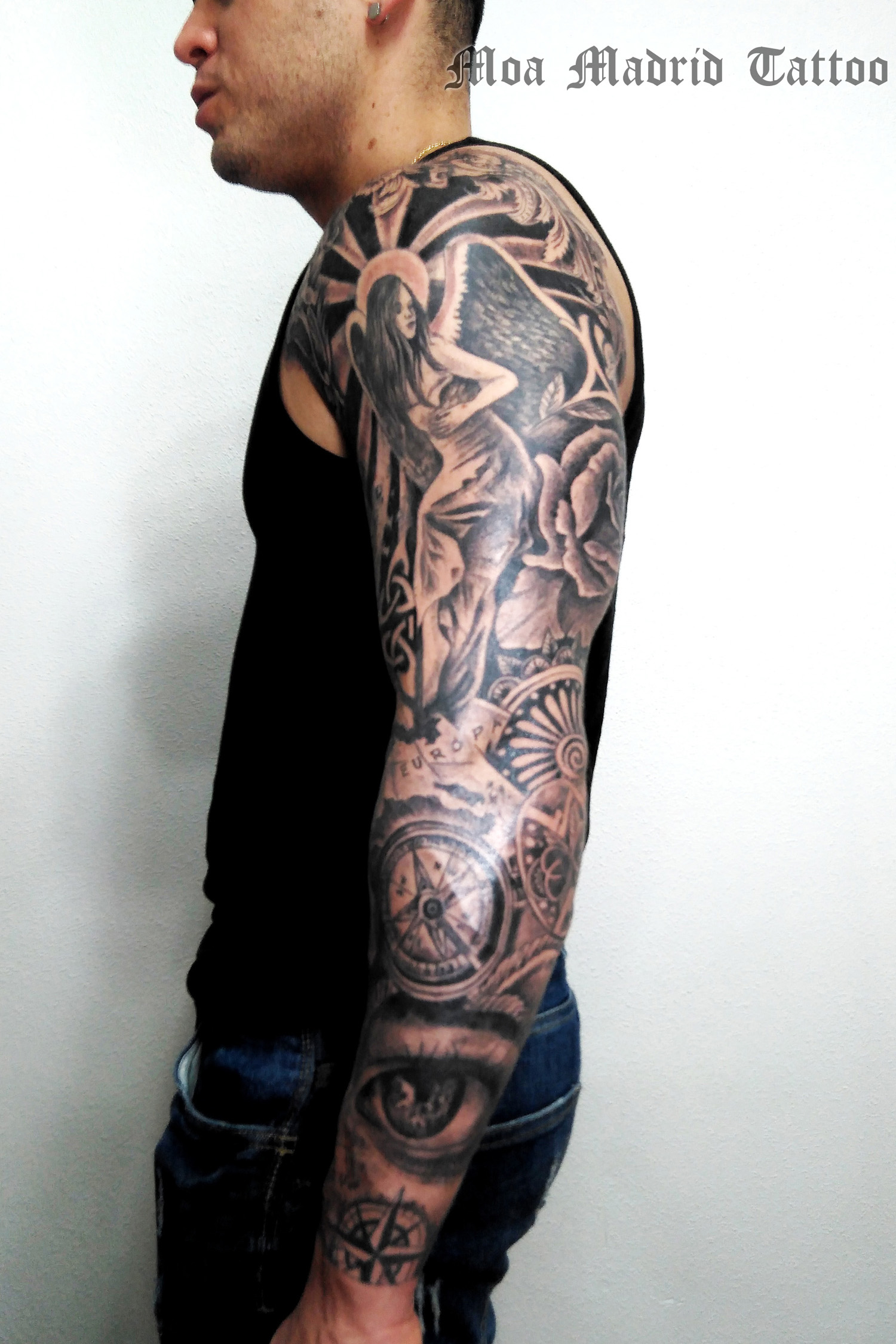 Diseños de tatuajes distintos para un brazo completo
