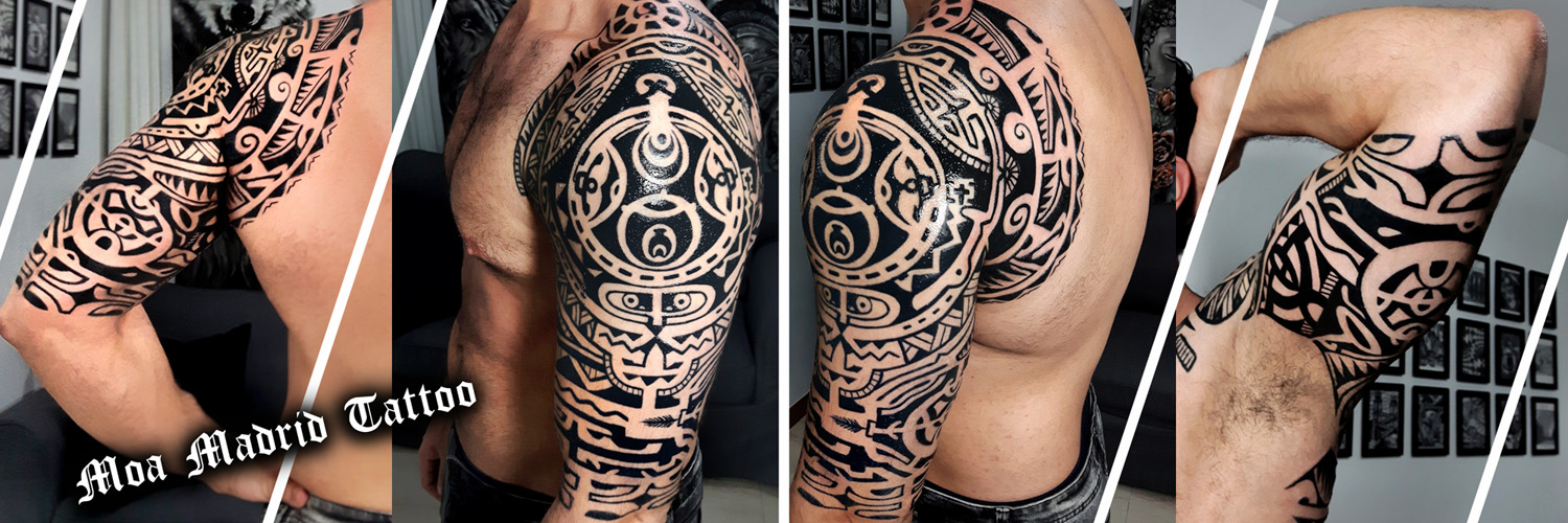 Tatuaje maorí estilo Dwayne Johnson 'The Rock'