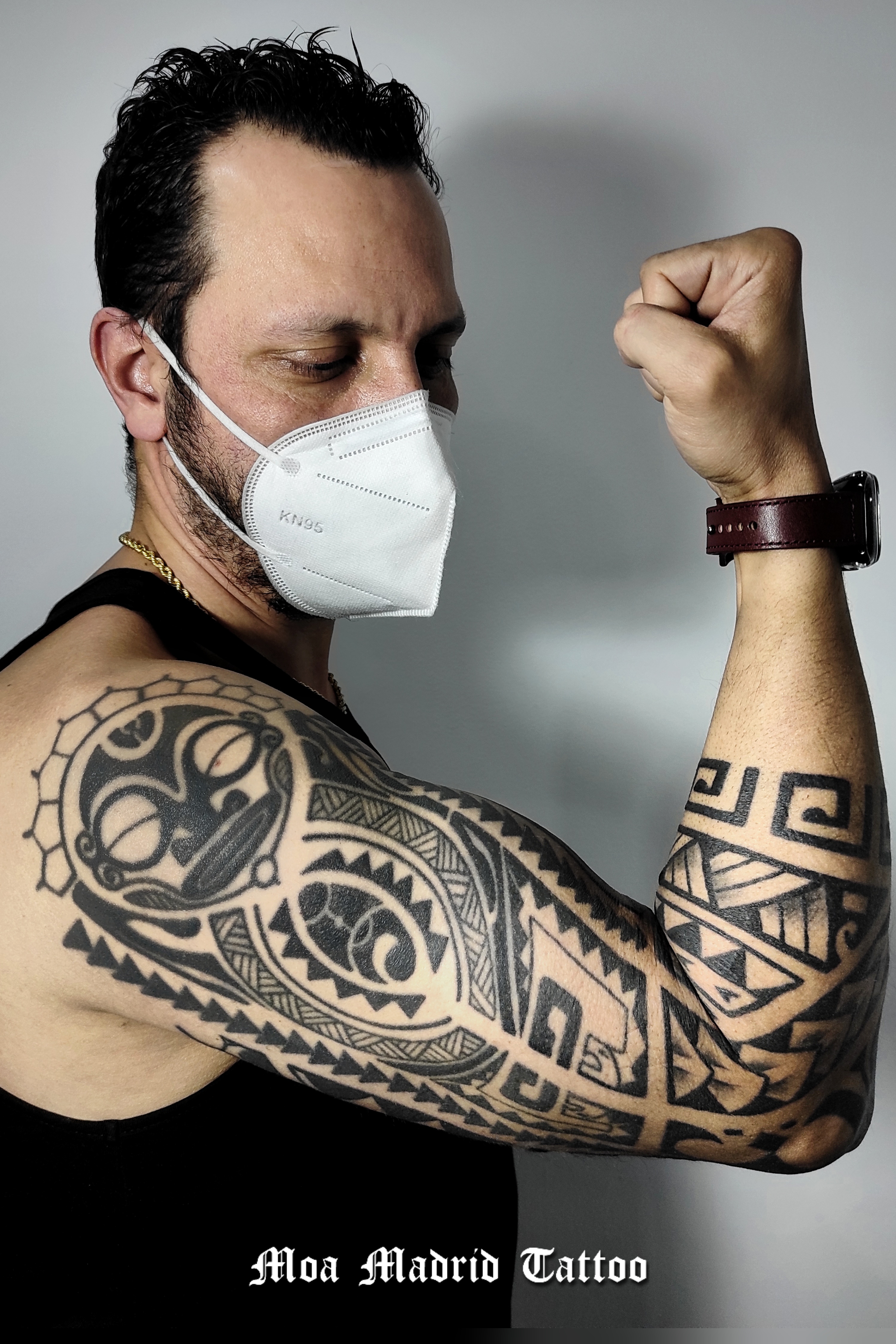 Moa tatuador maorí en Madrid