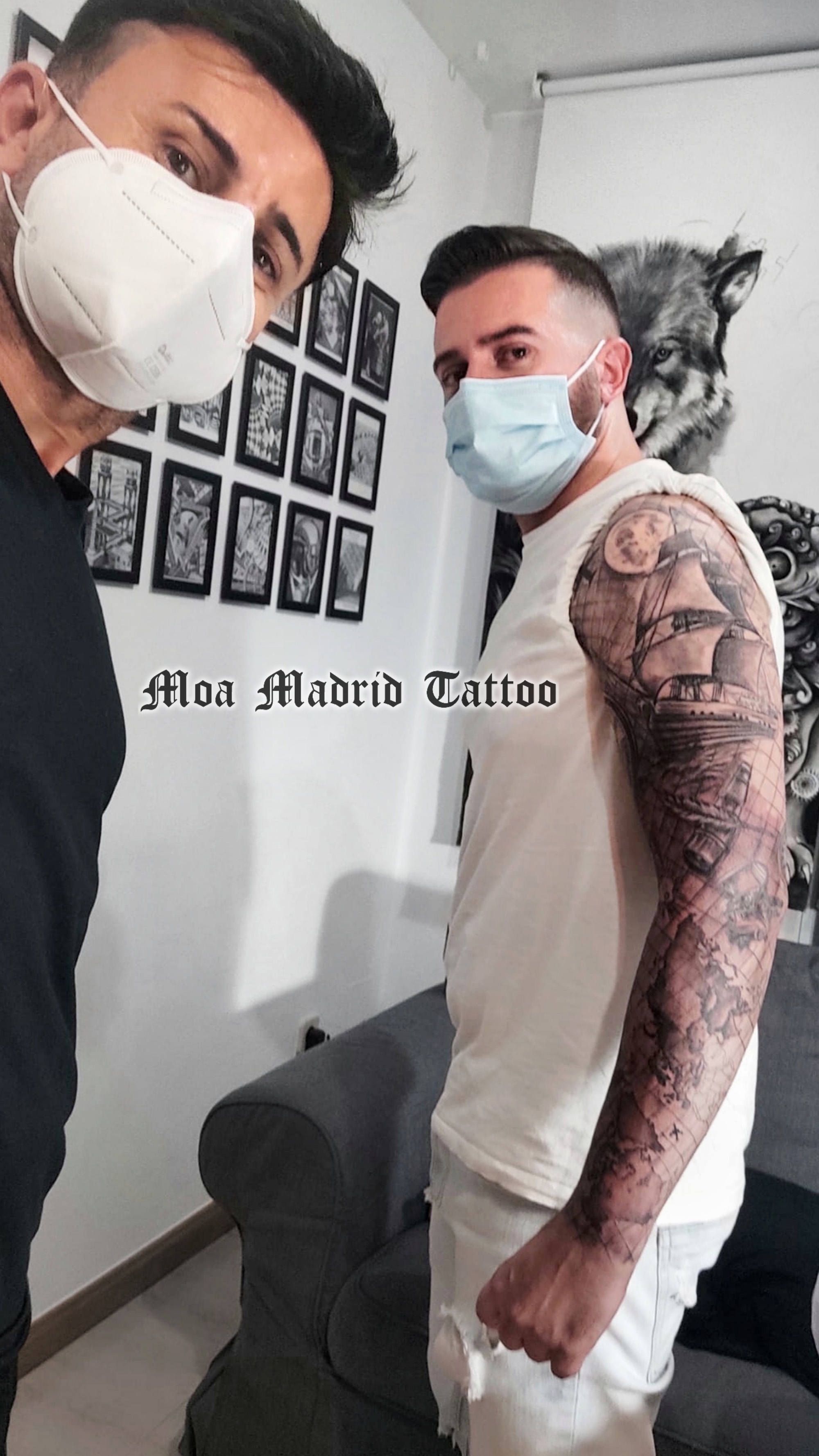 Moa: tatuador de brazo entero en Madrid