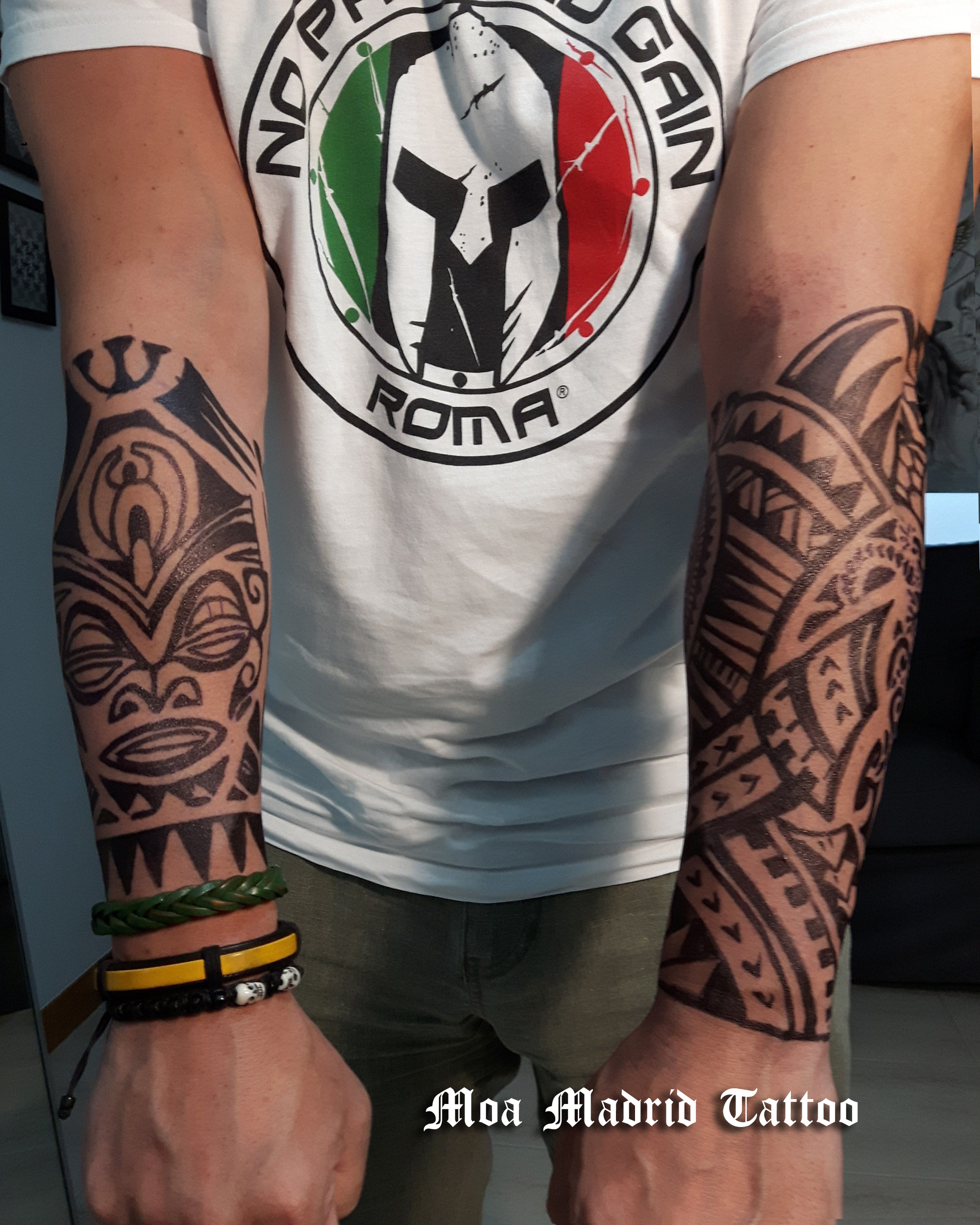 Prueba diseños de tatuajes maoríes en Madrid