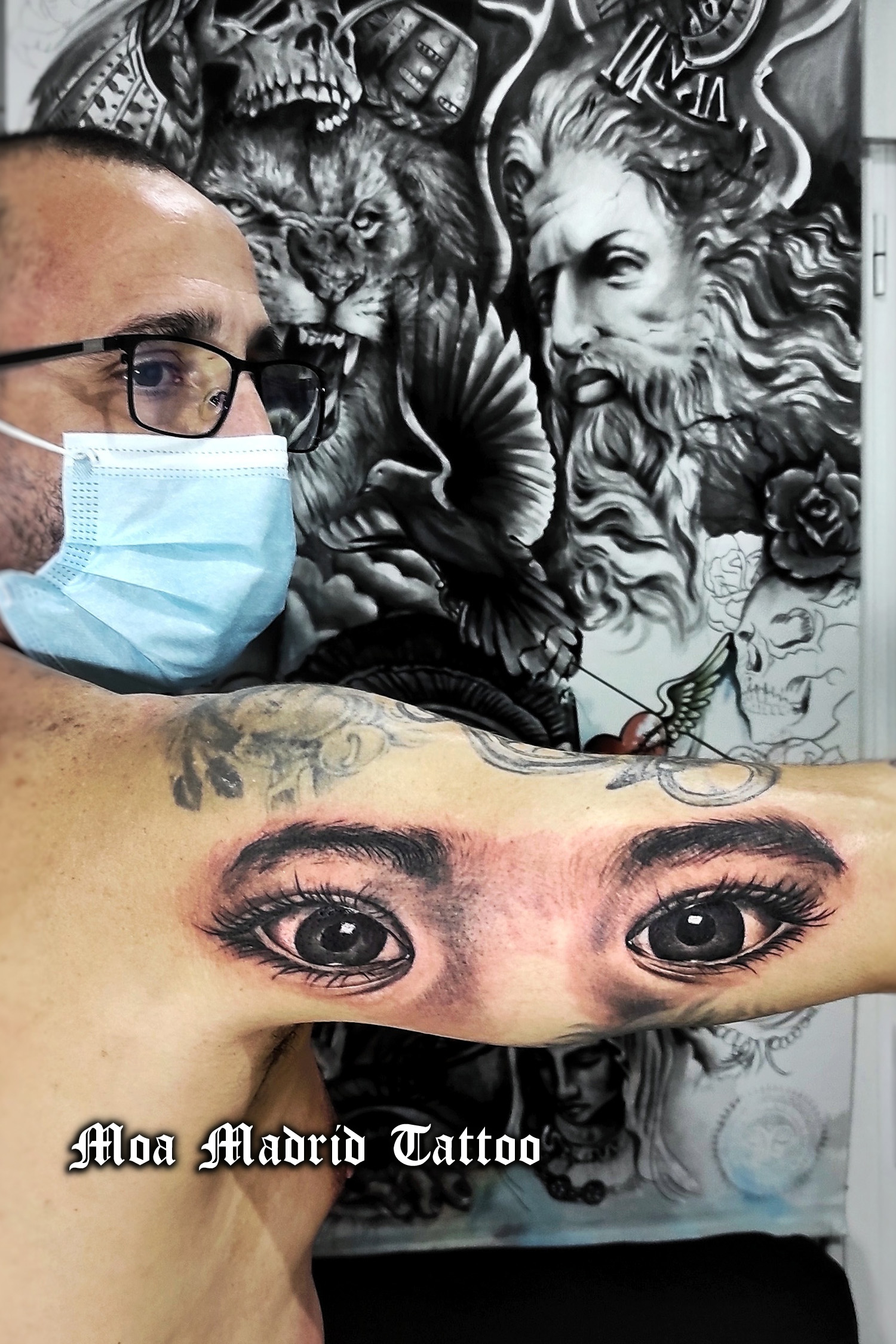 Ojos tatuados en Madrid