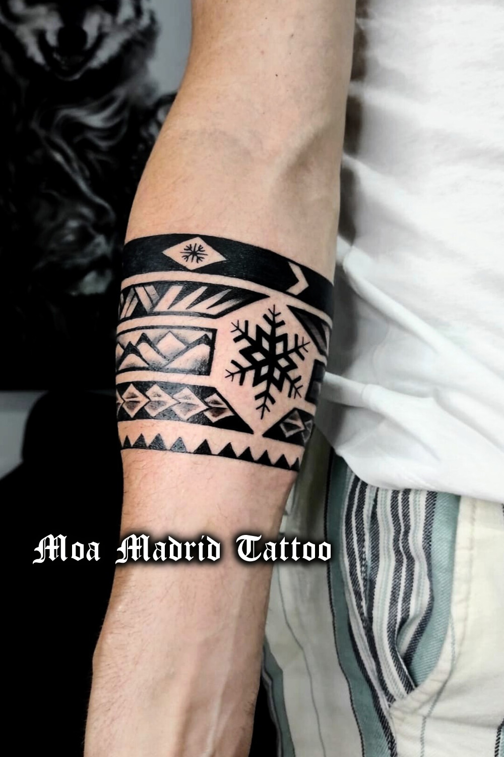 Diseño exclusivo de tatuaje maorí