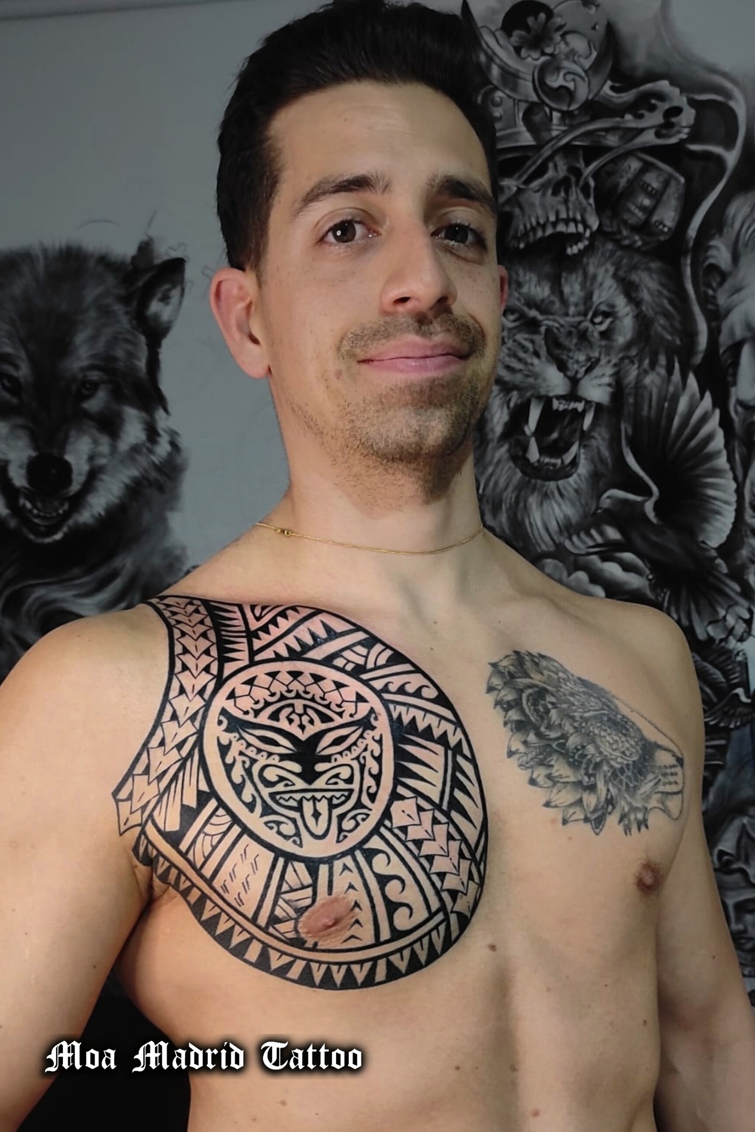 Tatuaje de sol maorí: representa la fuerza y el liderazgo