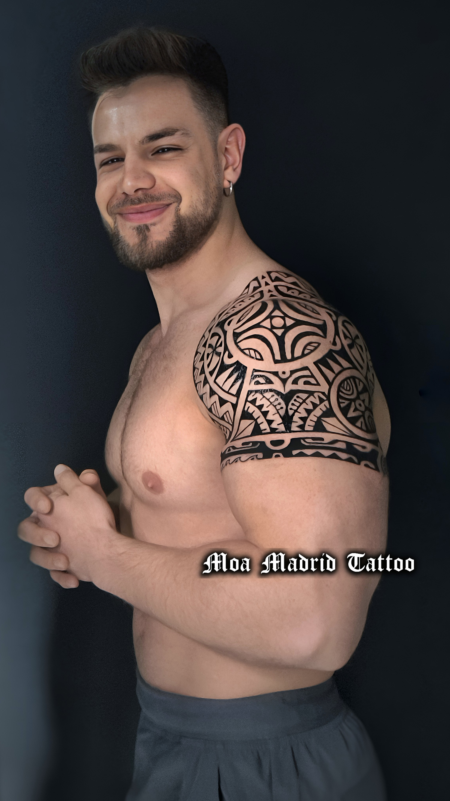 Gaby del Castillo y su nuevo tatuaje maorí. Tatuador Moa Madrid Tattoo