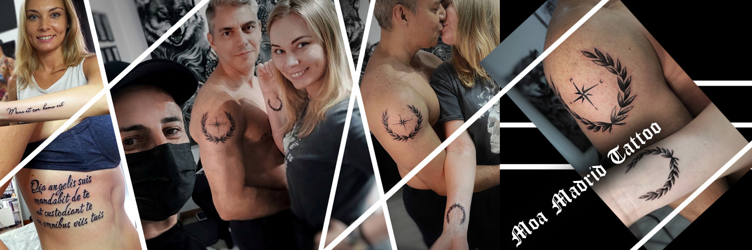 Novedades Moa Madrid Tattoo - Tatuajes pareja: coronas laurel
