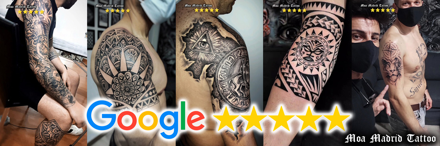 Novedades Moa Madrid Tattoo - Tatuajes con 5 estrellas en Google