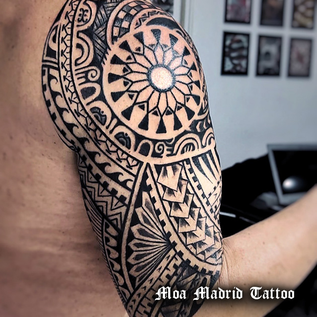 Nuevo maorí en el brazo: diseño y ampliación
