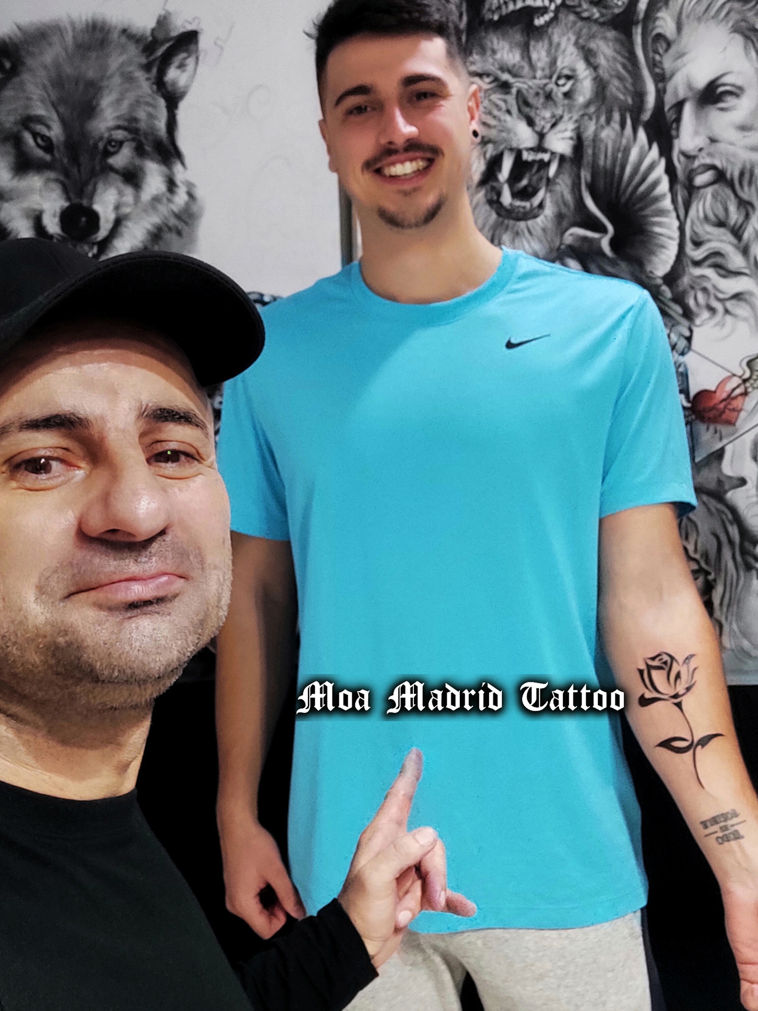Tatuador en Madrid - Tatuaje de rosa en el antebrazo