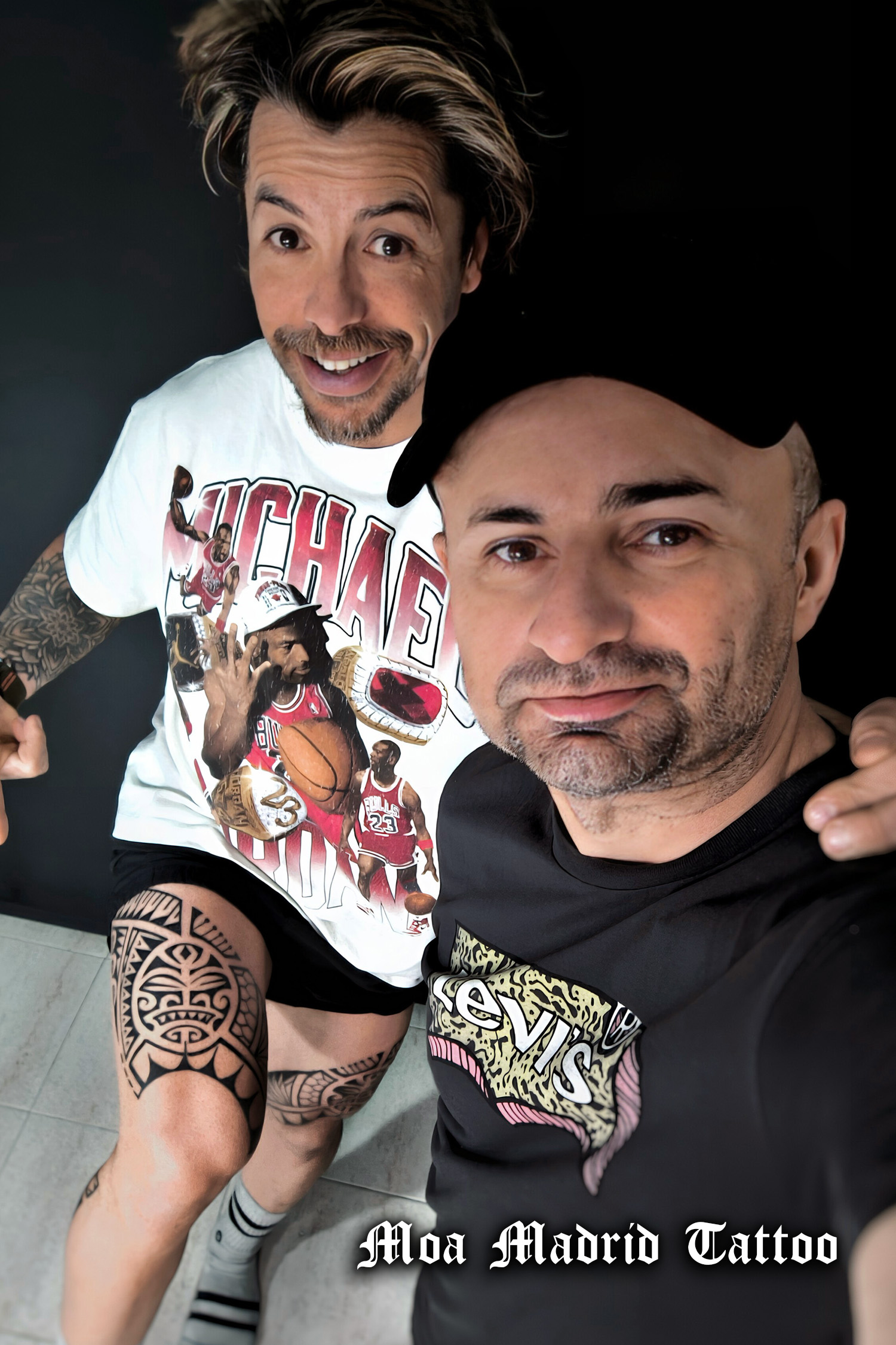 Moa, tatuador maorí en Madrid