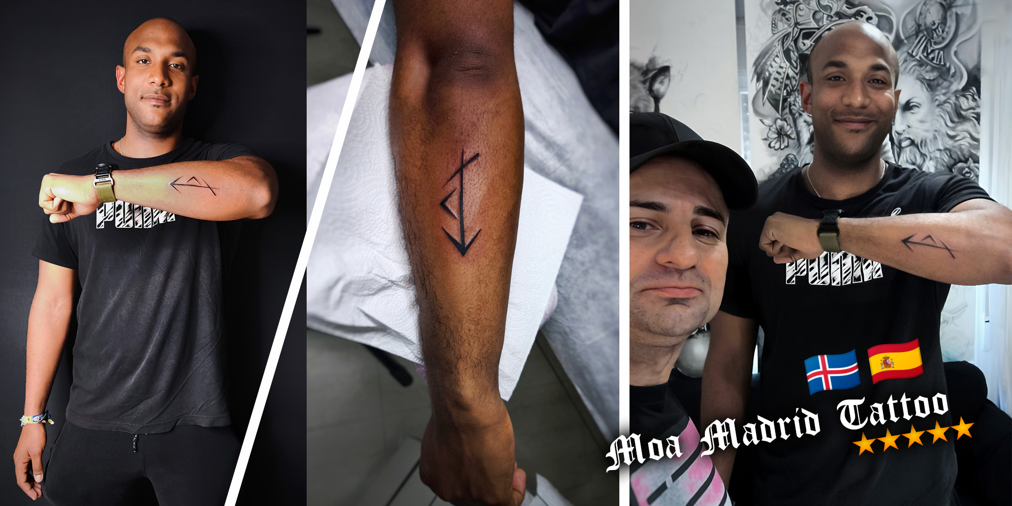 Opiniones de clientes de tatuador Moa Madrid Tattoo - Tatuaje de Islandia