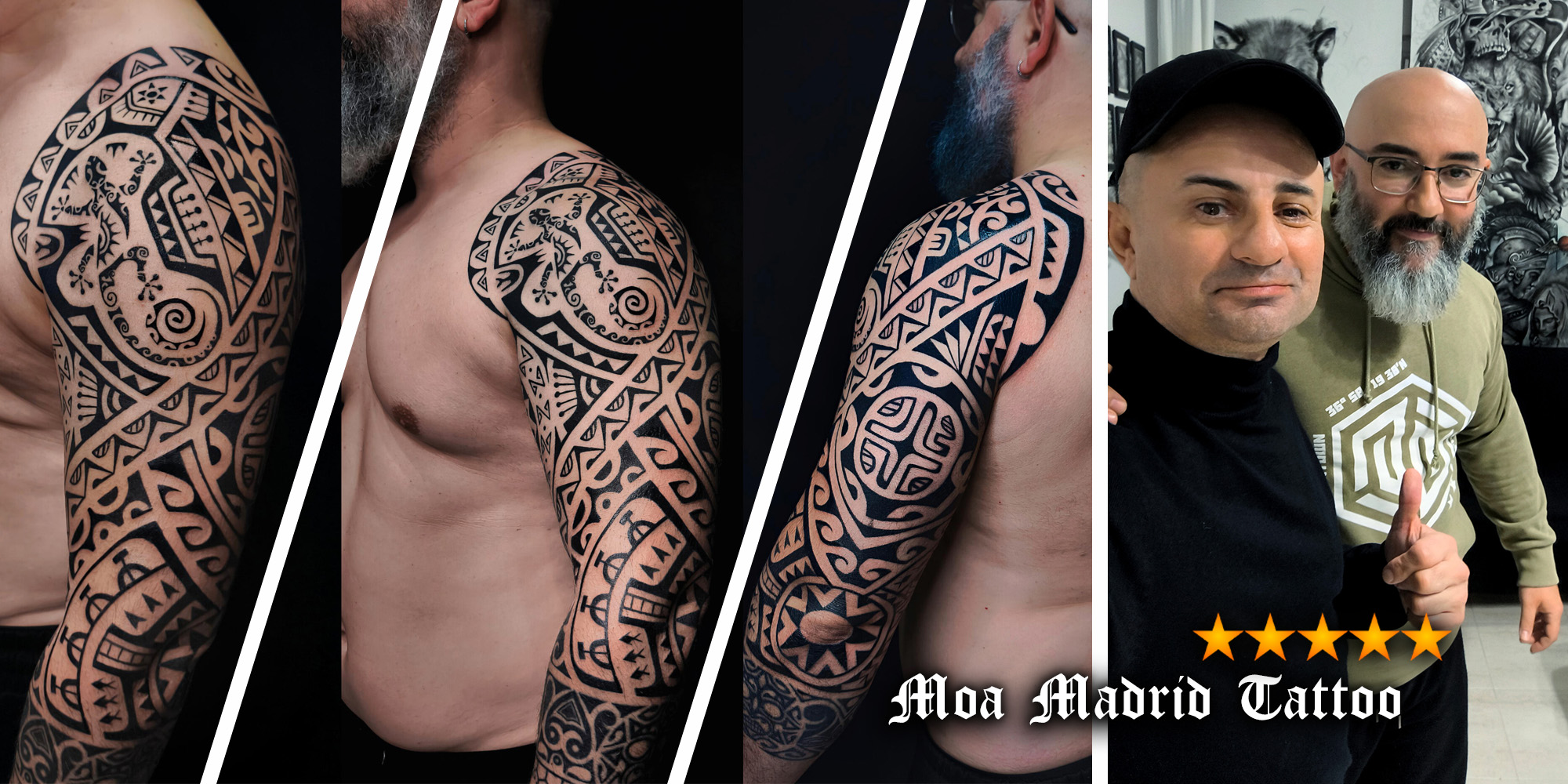 Opiniones de clientes sobre Moa Madrid Tattoo - Brazo polinesio y sus significados