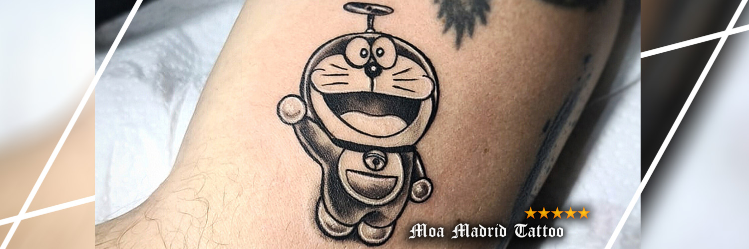 Novedades Moa Madrid Tattoo - Tatuaje de Doraemon